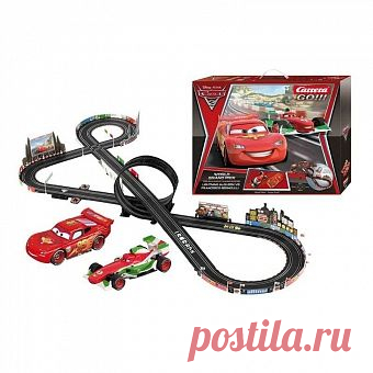 Автотрек Disney Тачки 2 Мировой Гран-при GO Carrera (Каррера)