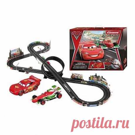 Автотрек Disney Тачки 2 Мировой Гран-при GO Carrera (Каррера)