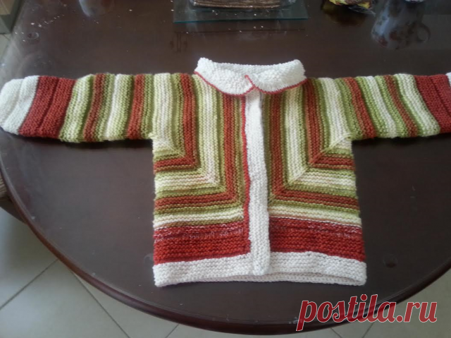 Влюбилась в пряжу секционного крашения.