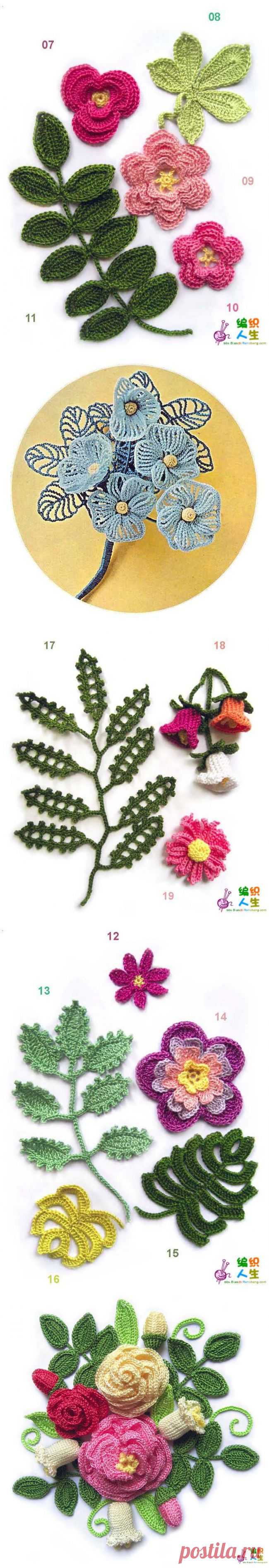 【转载】爱尔兰花的钩法（一） - wl961121的日志 - 网易博客