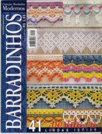 Кайма крючком Bordados Modernos Barradinhos 02 | ✺❁Кайма крючком Bordados Modernos Barradinhos 02 ❣ ❂✺ ❂ ►►➤Более ♛ 8 000❣♛ журналов по вязанию Онлайн✔✔ 6 000 ✿моделей вязания ❣❣❣ 70 000 узоров►►Заходите❣❣ %