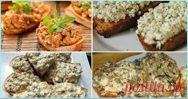 12 ВКУСНЕЙШИХ НАМАЗОК НА ХЛЕБ, КОТОРЫЕ УТОЛЯТ ГОЛОД В ДВА СЧЁТА!
