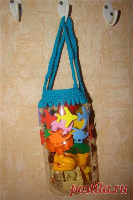 Ведро из пластиковой бутылки - Ярмарка Мастеров - ручная работа, handmade