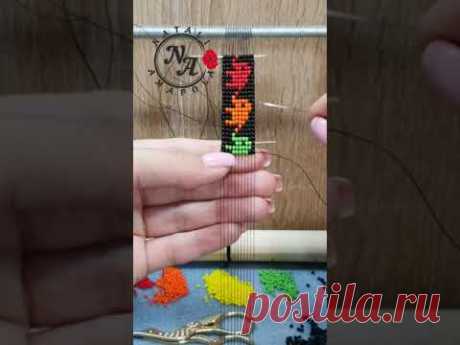 Процесс создания фенечки "Слоники" на станке для бисероплетения