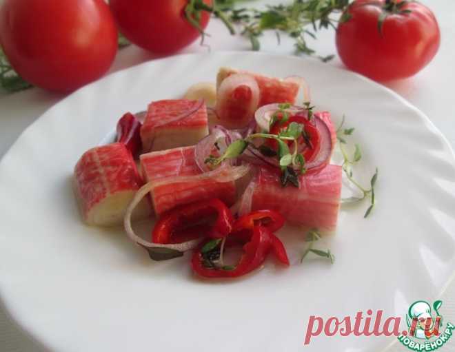 Маринованные крабовые палочки – кулинарный рецепт