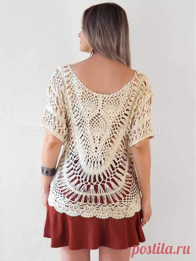 blusas de crochê com grampo - Hledat Googlem