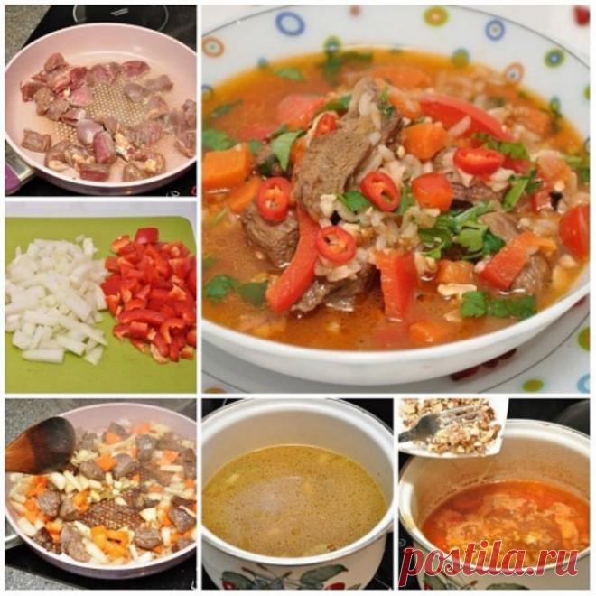 Готовим суп харчо