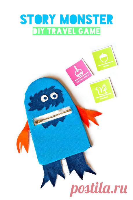 The Story Monster: A DIY Road Trip Game | Handmade Charlotte Make a super fun story monster travel game and spin tall tales all the way to grandma's house this Thanksgiving!