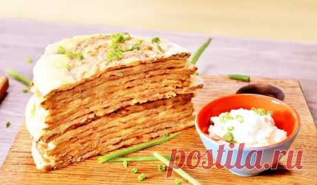 Слоёные лепешки с фаршем и картошкой на сковороде - Будет вкусно - 14 февраля - 43847477749 - Медиаплатформа МирТесен