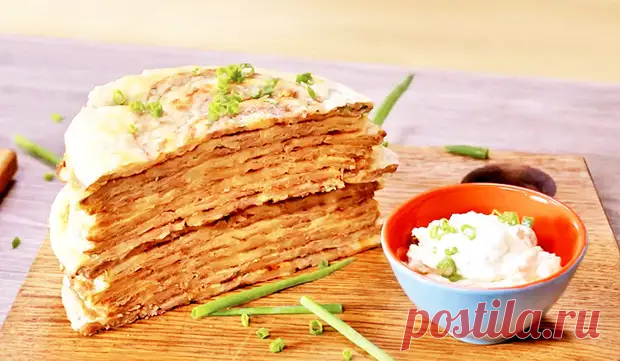 Слоёные лепешки с фаршем и картошкой на сковороде - Будет вкусно - 14 февраля - 43847477749 - Медиаплатформа МирТесен