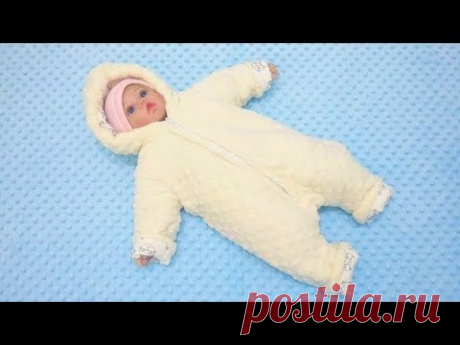 Комбинезон для новорожденного своими руками
