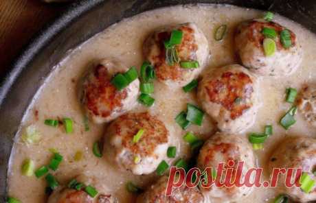 Мясные фрикадельки коттлубар. Рецепт из Швеции