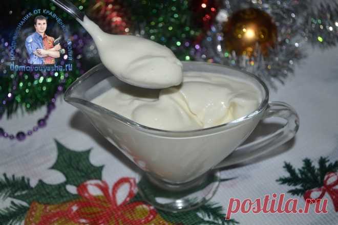 Как приготовить майонез без яиц на молоке. Рецепт очень вкусный и густой, ложка стоит | Народные знания от Кравченко Анатолия
