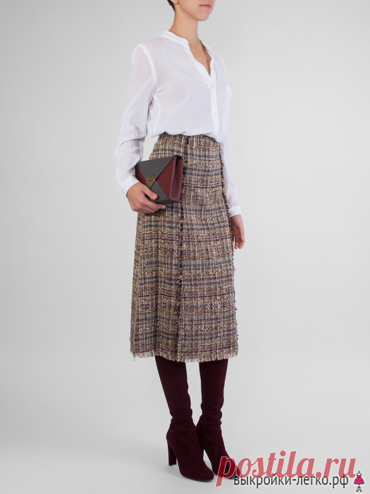 Юбка а-силуэта. Инструкция по пошиву и печати выкроек | Шить просто — Выкройки-Легко.рф