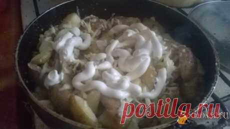 Картофель по деревенски с сыром