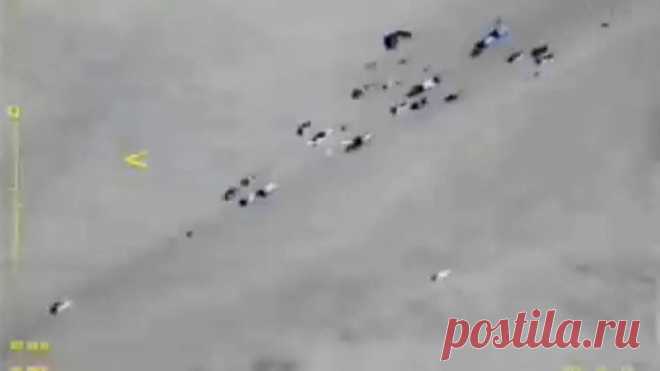 Минобороны РФ опубликовало подлинные фотографии боевиков ИГИЛ, выходящих из Абу-Кемаля под прикрытием США