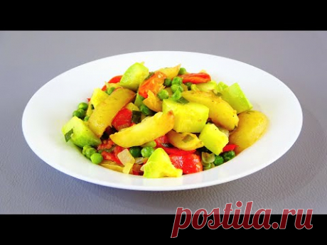 Это так вкусно, что и мяса не надо! Рагу из молодых овощей - YouTube