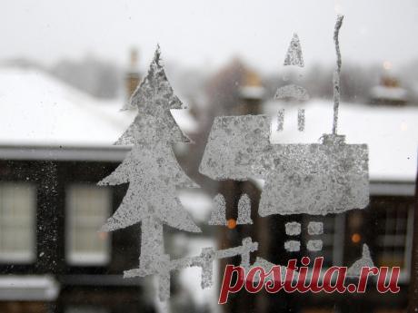 Новогоднее украшение окон: создай дома атмосферу праздника!