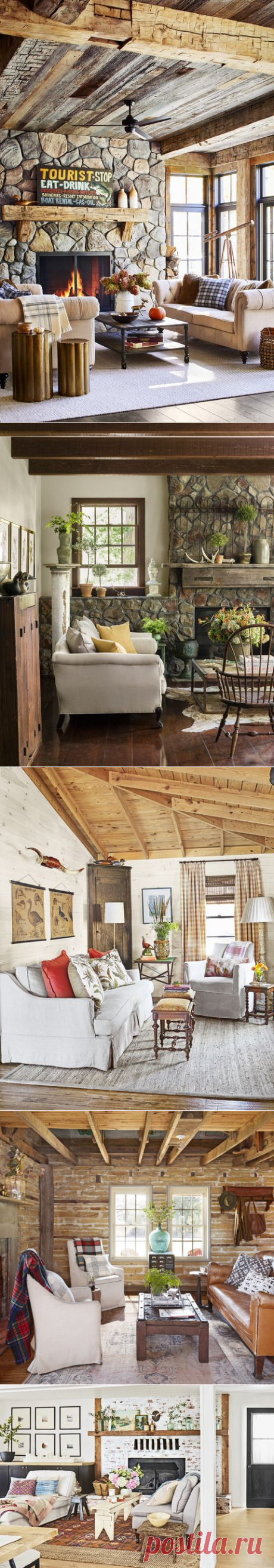 25 Rustic Living Room Ideas - Modern Rustic Living Room Decor and Furniture