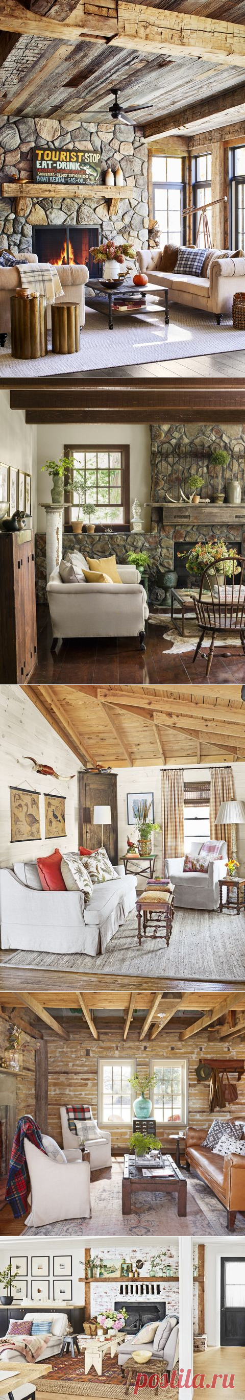 25 Rustic Living Room Ideas - Modern Rustic Living Room Decor and Furniture