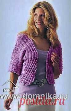 Жакеты » Вязание крючком и спицами схемы и модели