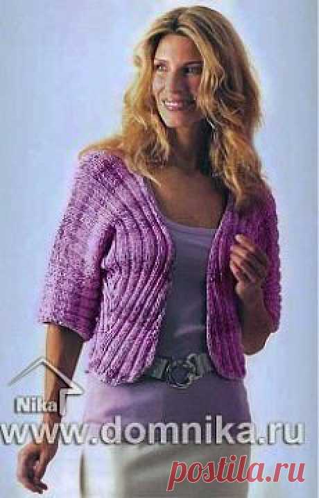 Жакеты » Вязание крючком и спицами схемы и модели