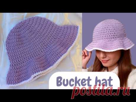 Easy&Quick Crochet BUCKET HAT tutorial/(easy for beginners)