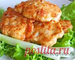 Куриные котлеты с сыром.
