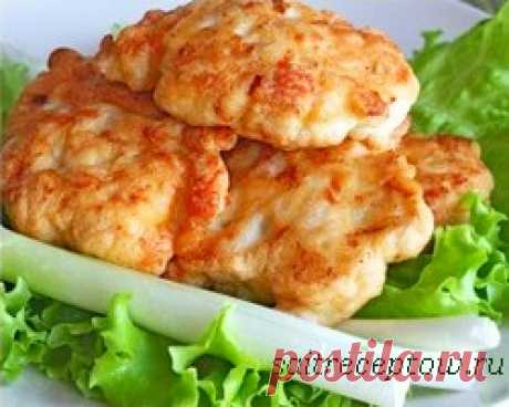 Куриные котлеты с сыром.