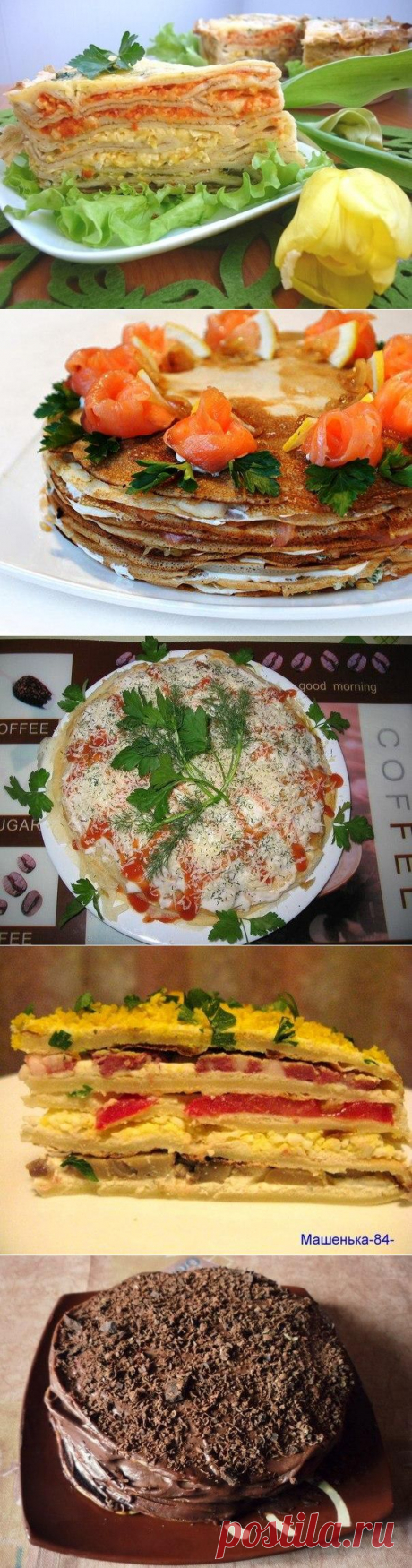 10 Вкуснейших блинных тортов.