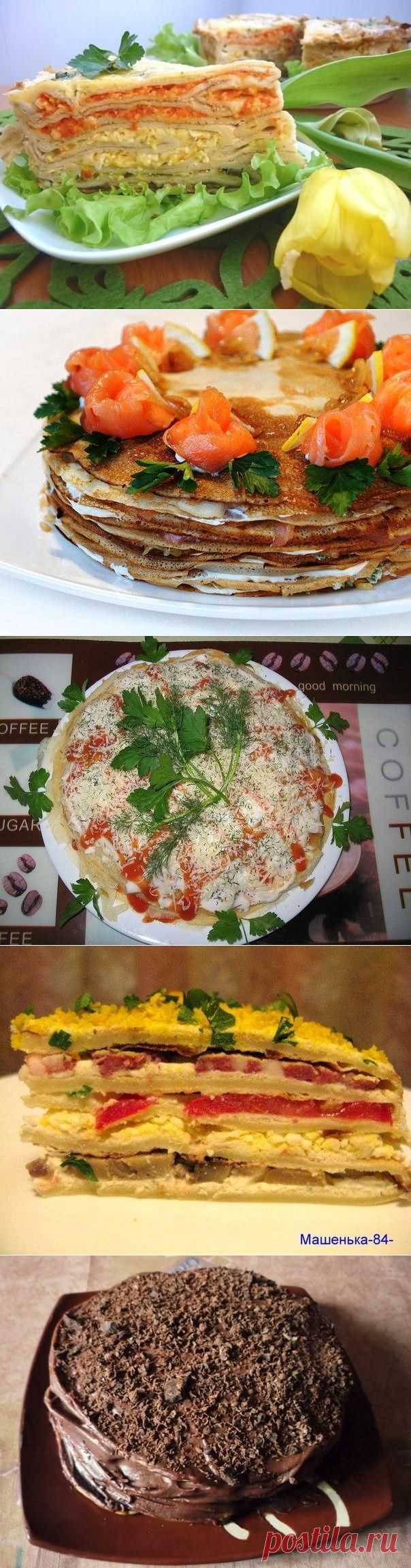 10 Вкуснейших блинных тортов.