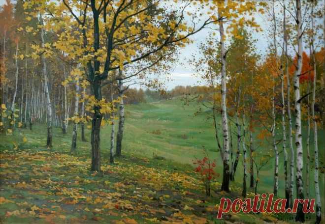 Художник Борис Валентинович Щербаков (1916-1995).
«В конце сентября», 1962 г.