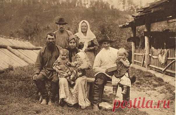 Р. Мана, Красноярский округ, Енисейская губерния. До 1910г. семья старожилов-староверов / История цивилизаций!