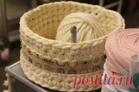 Вязание из тканевых полос | Варварушка-Рукодельница