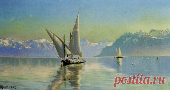 Пейзажи датского мастера PEDER MORK MONSTED.