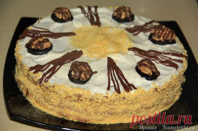 Торт с черносливом рецепт с фото