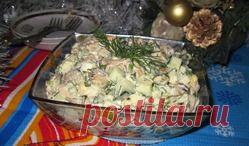 Салат с мидиями "Свежесть" - кулинарный рецепт.