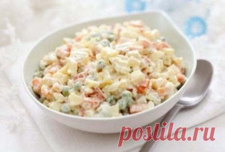 САЛАТ ОЛИВЬЕ LITE (ДЛЯ ТЕХ, КТО СОСКУЧИЛСЯ ПО ПРАЗДНИЧНОМУ МЕНЮ)