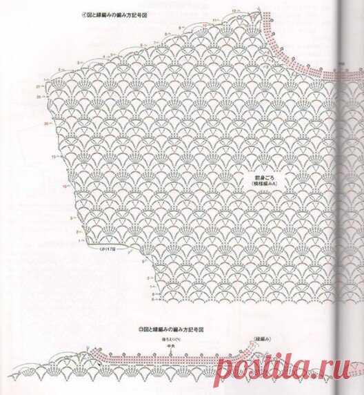 Актуальные модели от японских дизайнеров со схемами - настоящее искусство вязания крючком! | Вязалки Веселого Хомяка | Дзен