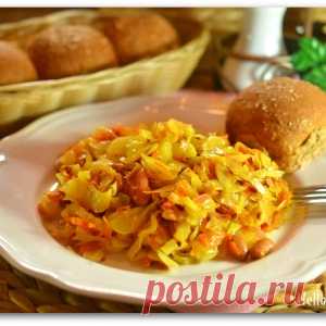 Тушеная капуста