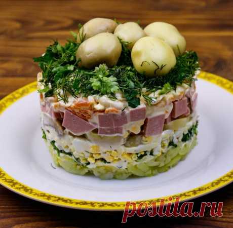 Картофельный салат - большое количество рецептов различных салатов