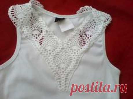 damas em croche pra aplicaçao | Crochê das Irmãs: Camisa…