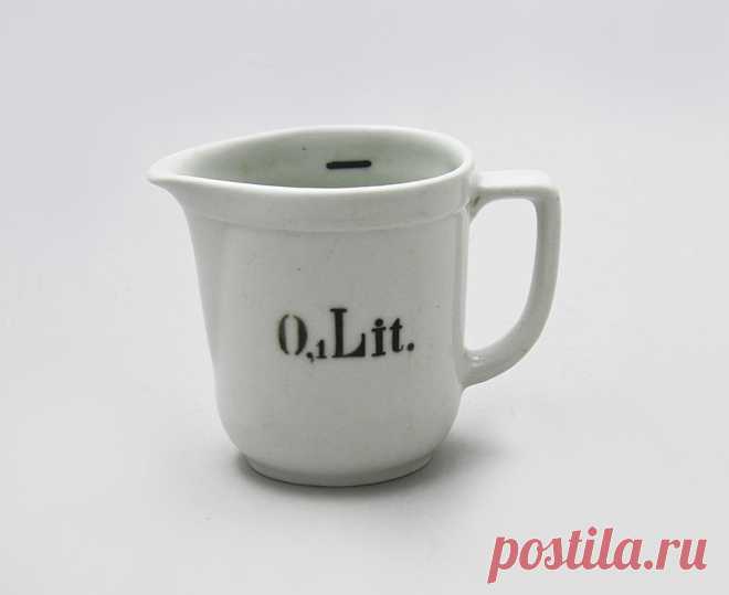 Shopping Place for Friends of Old Antique Dishware - Dishwareheaven.com Arabia milk jug / measuring pot / decimation. 0.1 liters.