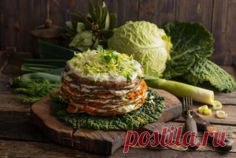 Нежный закусочный торт из куриной печени. Пошаговый рецепт с фото — Ботаничка.ru