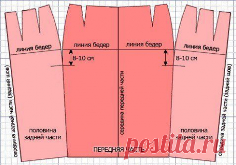 ЮБКА-КАРАНДАШ БЕЗ БОКОВЫХ ШВОВ