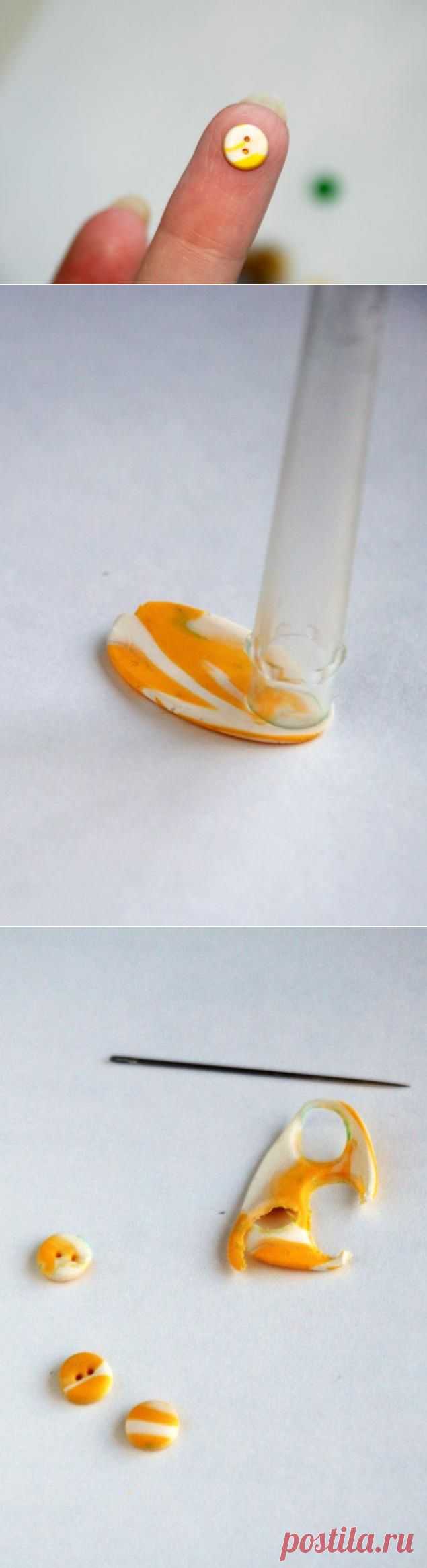 МК маленькие пуговки для кукол своими руками - Ярмарка Мастеров - ручная работа, handmade