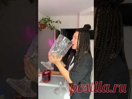 Старость с хрусталём🤣 #shotrs #art #diy #polymerclay