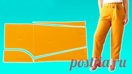 ШИТЬ ПРОСТО | Эти брюки хотят все мои подруги. Сшила парочку, но решила, что лучше снять видео и научить. Делюсь популярной моделью.