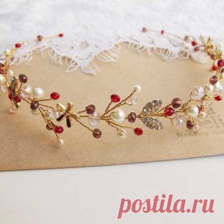 Осенний веночек для невесты Лизы ))) #olgadelice