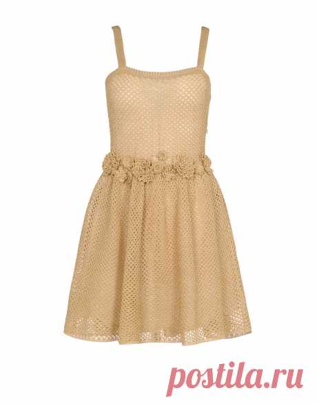 Платье узором сетка крючком от Red Valentino. Подбор узора